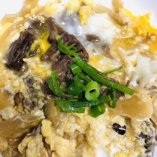 ☆私の牛丼でたまごたっぷり他人丼☆